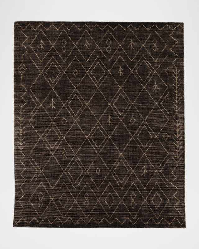 Nador Moroccan Hand-Knotted Rug, 10' x 14'
